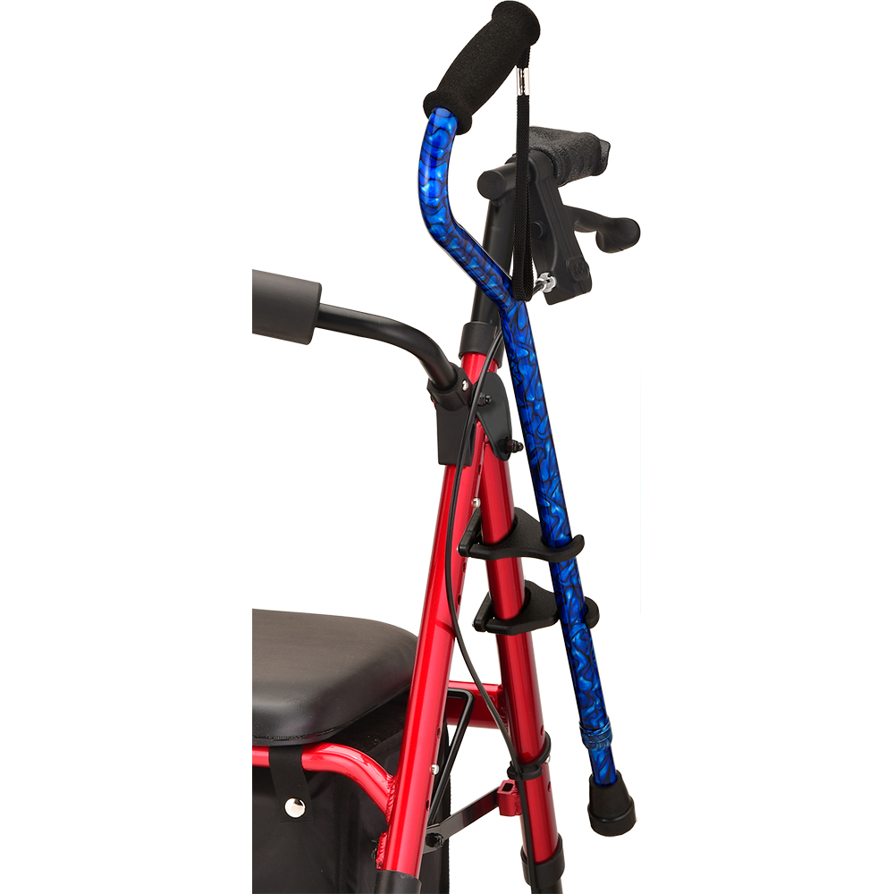 CANE HOLDER FOR ROLLING WALKER